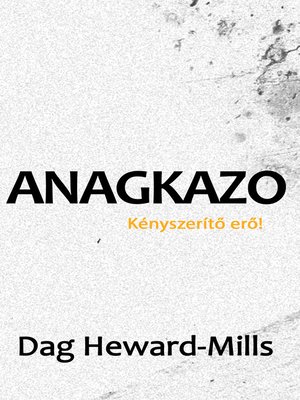 cover image of Anagkazo